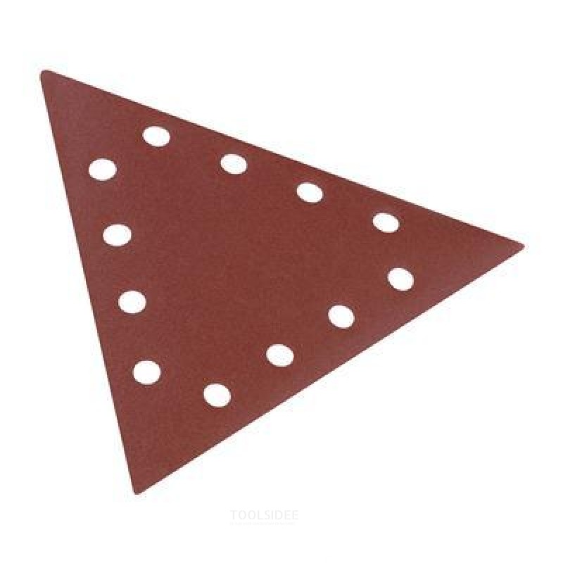 Papier abrasif triangle Scheppach K120, 10 pièces