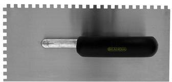 Skandia Flat murslev 2 sidor rostfritt stål 6x6mm