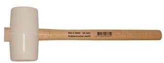 Skandia Gummihammare vit gr. 2 med handtag