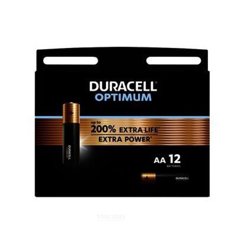 Duracell Alkaline Optimum AA 12pcs.