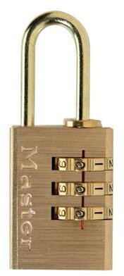 MasterLock Hængelås 20mm, messinghus, O22mm MasterLock Hængelås 20mm, messinghus, O22mm