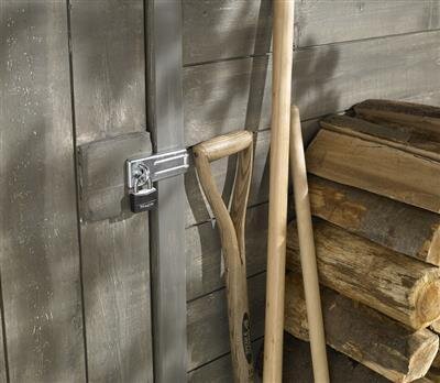 MasterLock Hængelås, 40mm, O6mm, aluminium, sort