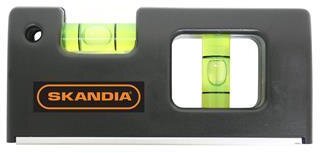 Skandia Pocket vaterpas 10cm sort ZB