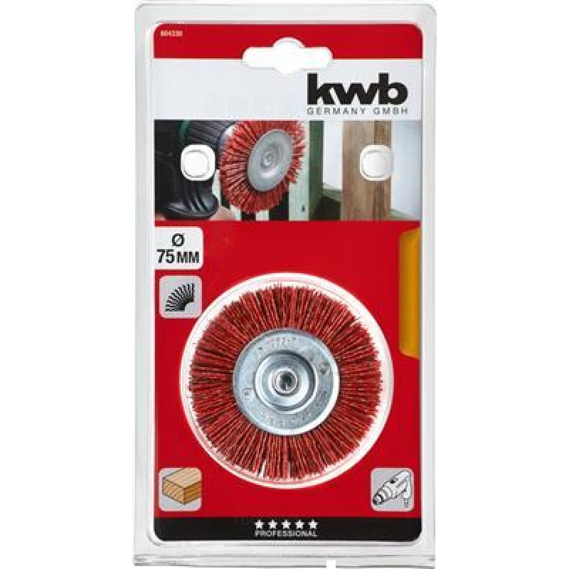 KWB Disc Brush Nylon 75 G, Zb