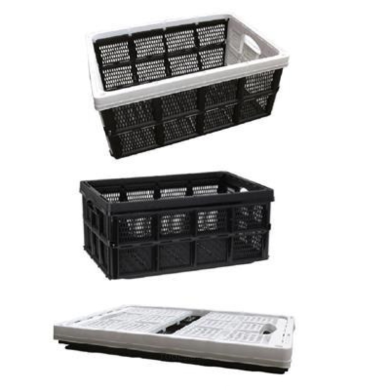 ERRO Caja plegable 32 litros negro 500x330x225mm