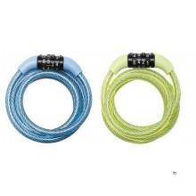 MasterLock Cable Lock, 4 Digits, 1.2m, O8mm, Color