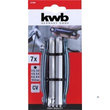 KWB sekskant nøglesæt CV 2,5-10 7-D,
