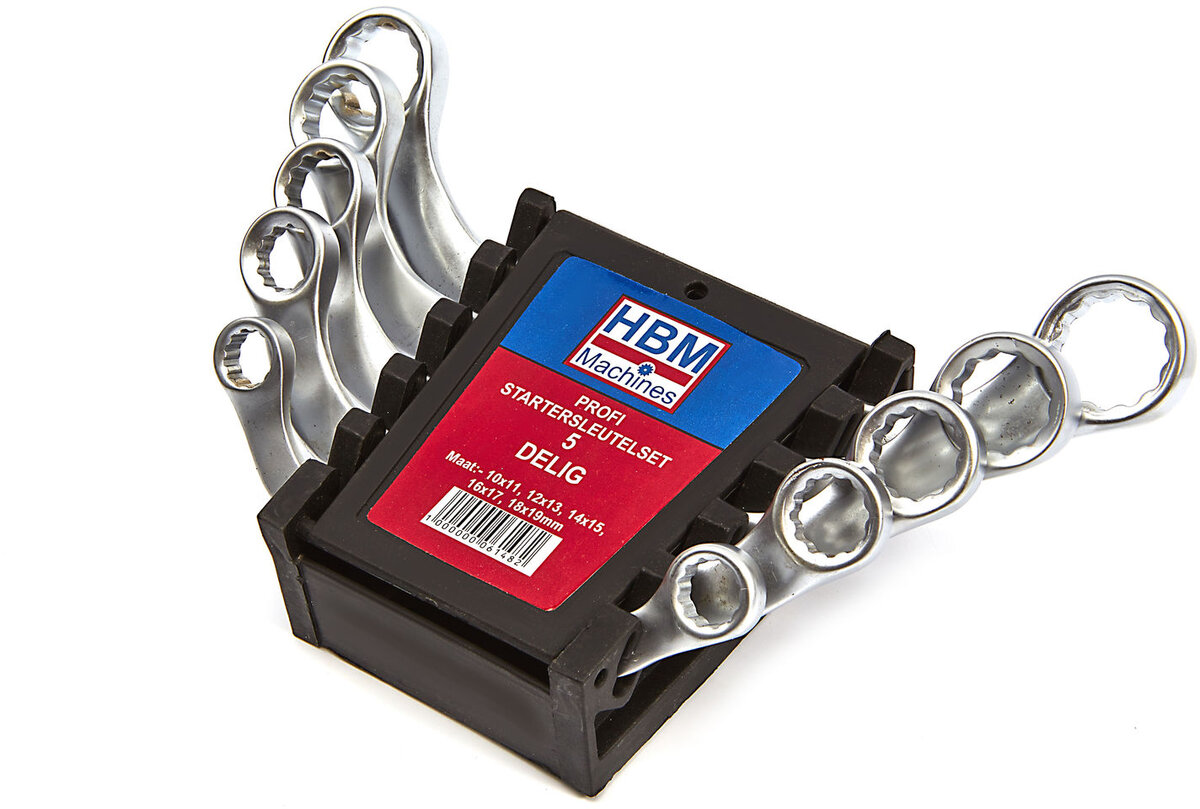 HBM Profi 6 stykkstarternøkkel sett