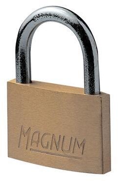 MasterLock Vorhängeschloss, massives Messing, 50mm