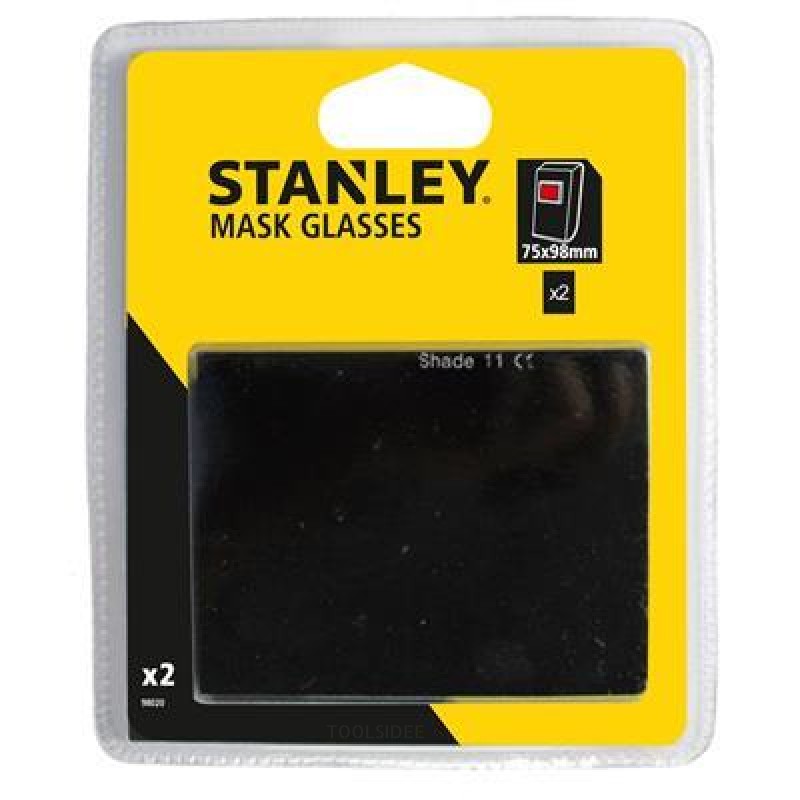 Stanley dark window for welder 2 pcs.
