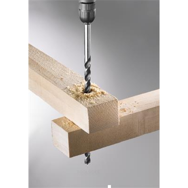 Broca helicoidal para madera KWB, caja de 10 x 250 mm