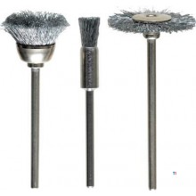 KWB Mini set di spazzole metalliche 3-Del, Zb