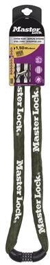 MasterLock kædekombinationslås - 8mm - 1,50m MasterLock kædekombinationslås - 8mm - 1,50m
