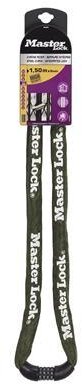 MasterLock kædekombinationslås - 8mm - 1,50m MasterLock kædekombinationslås - 8mm - 1,50m