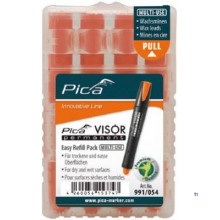 Pica 991/054VISOR Permanent Navulling fluo-oranje