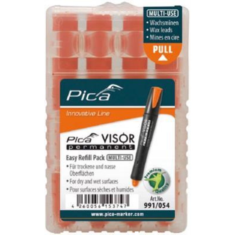 Pica 991/054VISOR Permanent Refill fluo-orange