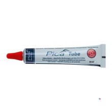 Pica 575/40 Tube Markeerpasta rood, 50ml