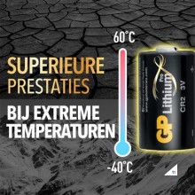 GP CR2 battery Lithium 1pc