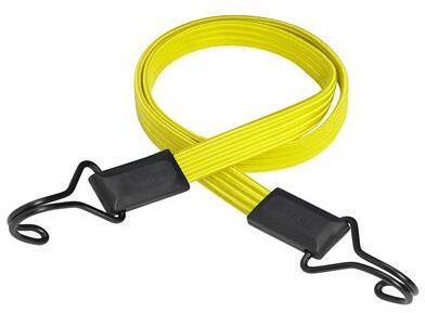MasterLock Flat Bungee 100cm double hook yellow MasterLock Flat Bungee 100cm double hook yellow