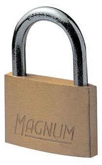 MasterLock Vorhängeschloss, massives Messing, 40mm