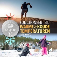 GP CR2430 Lithium button cell 3V 2pcs GP CR2430 Lithium button cell 3V 2pcs