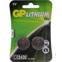 GP CR2430 Lithium button cell 3V 2pcs GP CR2430 Lithium button cell 3V 2pcs