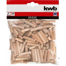 KWB 150 Wooden dowels 8mm Zb