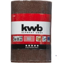 KWB Sliprulle 5M Corundum 115mm K 80