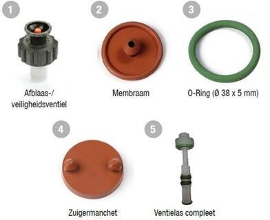 Gloria viton ombouwset Prima 3 enPrima 5