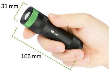 GP Flashlight C32 300lumen 3X AAA