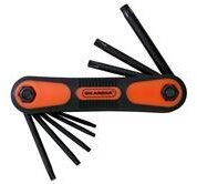 Skandia Torx unbrakonøglesæt T9-T40 blæk