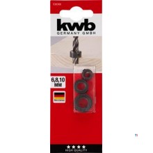KWB Boordiepte-Instelringen 3-Del,