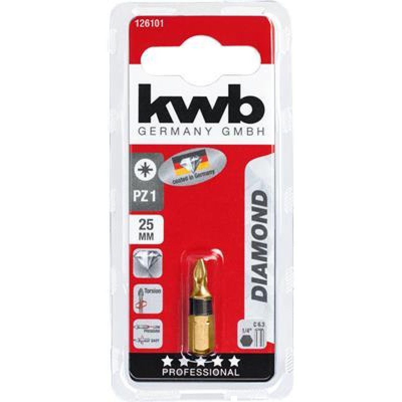 KWB Bit 25mm Diamante Pz 1 Card