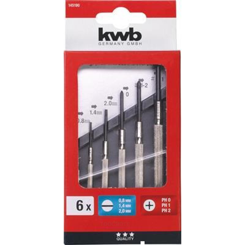  KWB Electric, ruuvimeisseli,-sarja 6-osainen, X