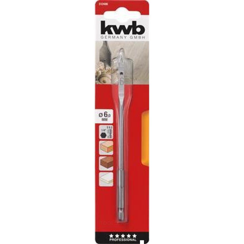 KWB Speed drills 6 mm Prof, Card