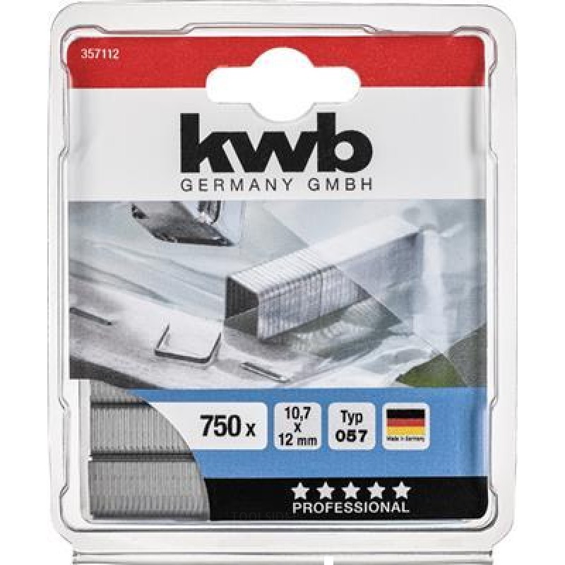 KWB 750Staples Hard 057-C 12mm Zb