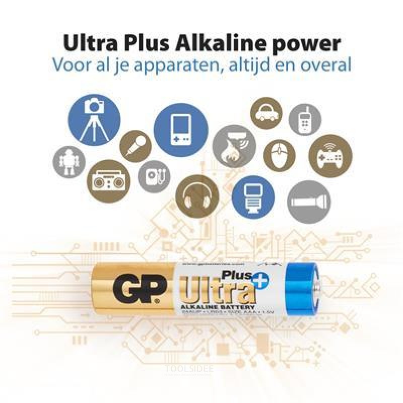 Pile GP AAA Alcaline Ultra Plus 1.5V 4pcs