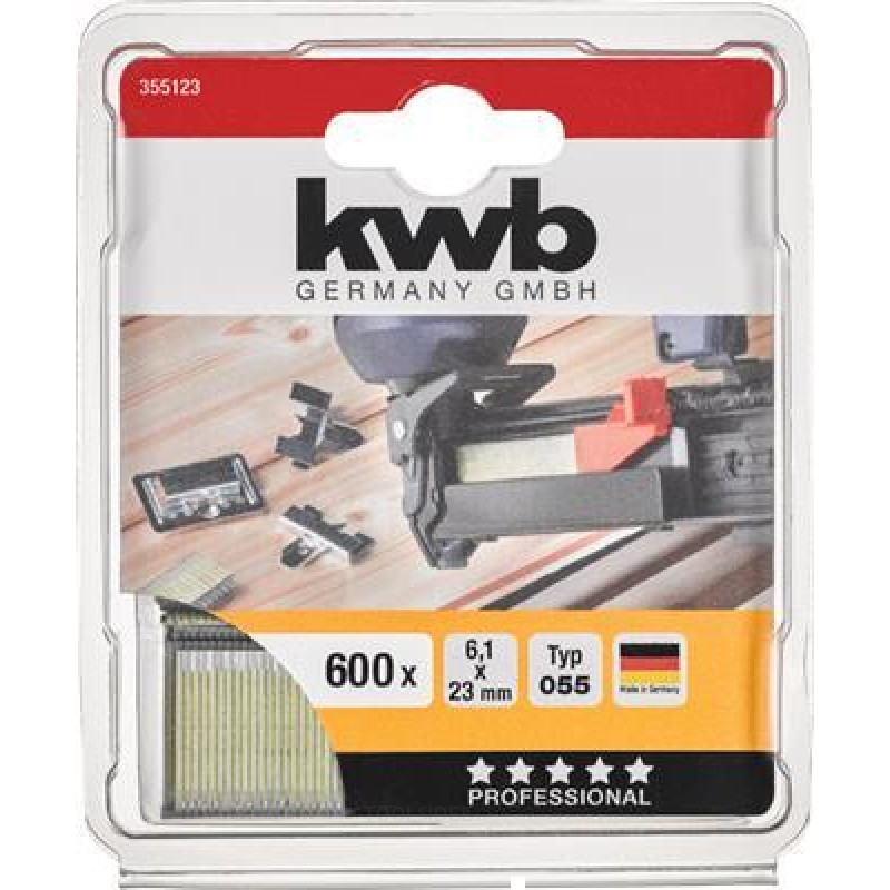 KWB 600 Grapas Duras 055-C 23mm Zb