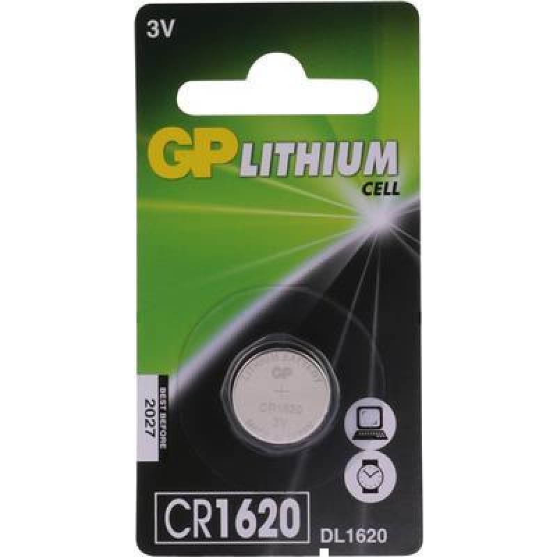  GP CR1620 Lithium nappiparisto 3V 1kpl