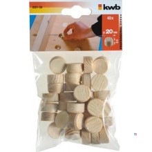 KWB 40 Wooden Plugs 20 mm Zb