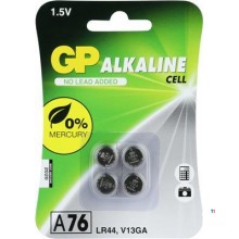 GP 76A Alkaline button cell 1,5V 4pcs
