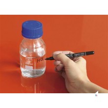 Pica 533/46 Permanent. Penna 0,7 mm rund svart, blister