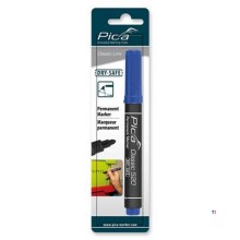 Pica 520/41 Perm. Marker 1-4mm round blue, blister
