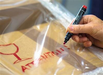 Pica 520/46 Perm. Markör 1-4mm rund svart, blister