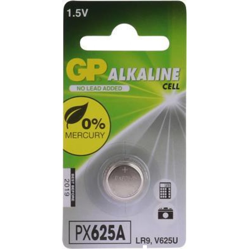 GP 625A Pile bouton alcaline 1,5V 1pc