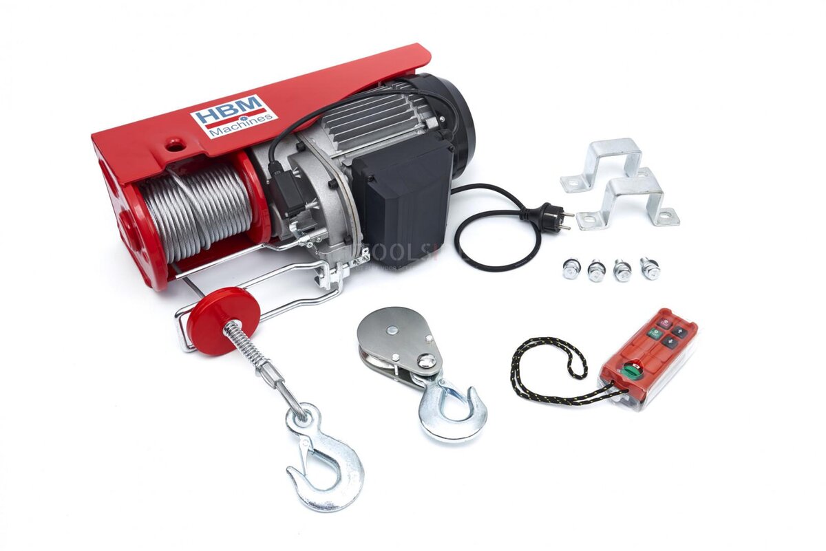 HBM elektrisk talje med trådløs fjernkontroll HBM elektrisk talje med trådløs fjernkontroll