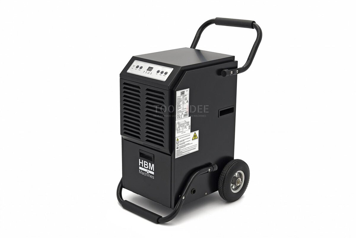 HBM 50 Professionele 650 Watt Bouwdroger, Luchtontvochtiger, Vochtvanger 50 Liter
