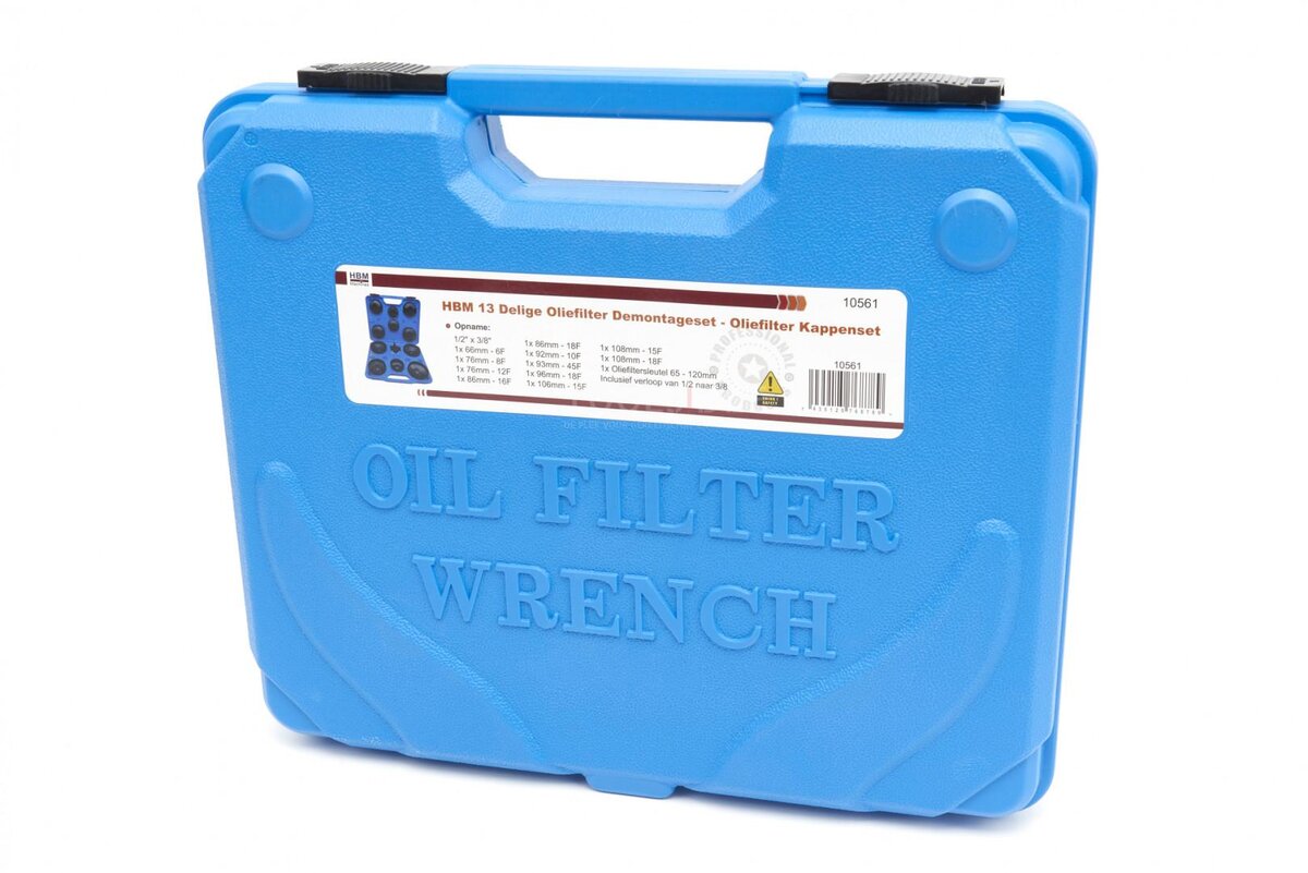 HBM 13 -delet oliefilter demonteringssæt - oliefilter hættesæt