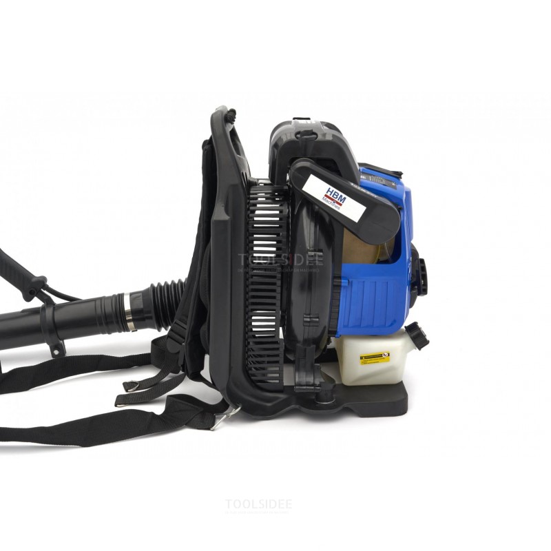 Soffiatore per foglie a zaino a benzina a 4 tempi HBM Profi 76 cc