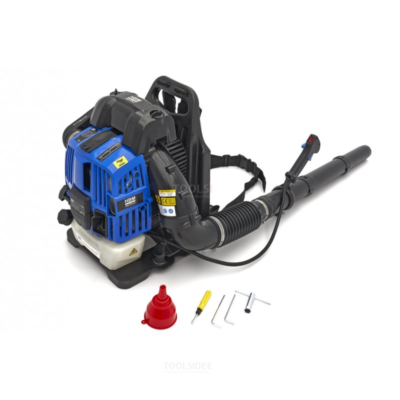 Soffiatore per foglie a zaino a benzina a 4 tempi HBM Profi 76 cc